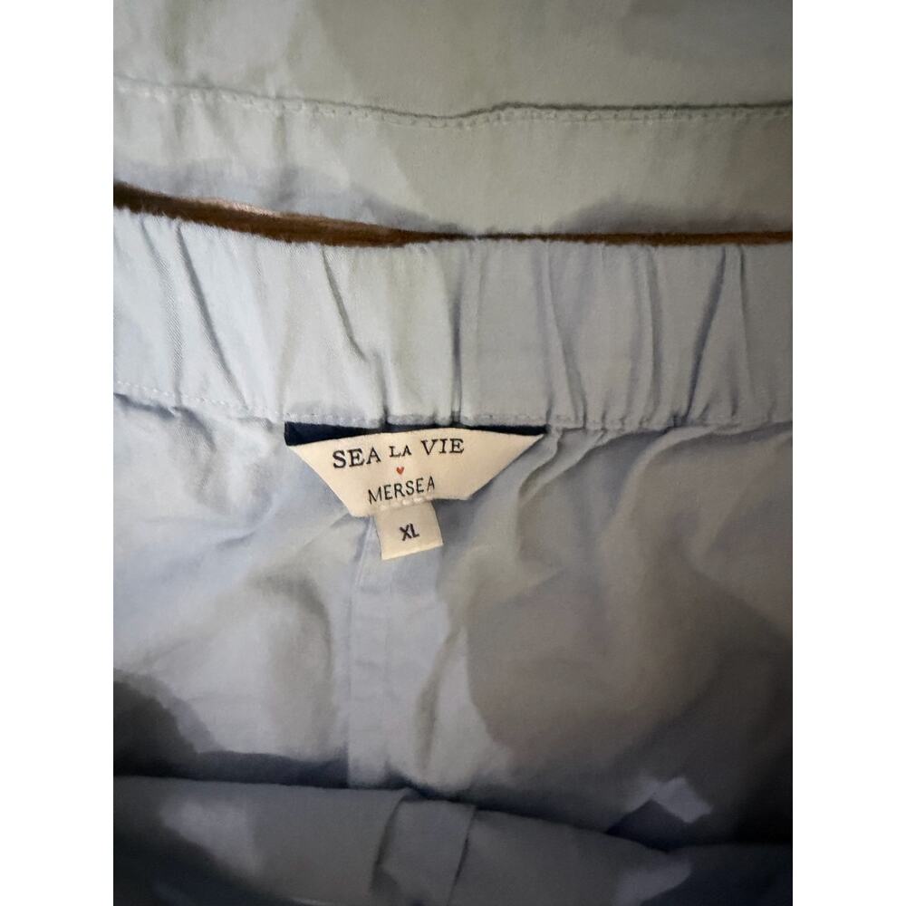 Sea La Vie Selma Blair x MERSEA Sunny Sailor Pajama Set Blue XL Cotton - Picture 3 of 6